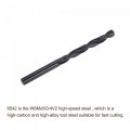 Uxcell 6542 High Speed Steel Straight Shank Twist Jobber Drill Bit Fully Ground Black Oxide Bits 7 7mm Diameter 115mm Total