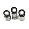 10pcs 8x16x5mm Precision Ball Bearings 440c Stainless Steel Rubber Seals 