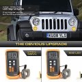 Vipmotoz Switchback Led Drl Turn Signal Lamps Compatible With 2007-2017 Jeep Wrangler Jk Amber White Clear Lens Left Driver