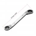 Uxcell Reversible Ratcheting Wrench 20mm X 22mm Offset Double Box End Cr-v