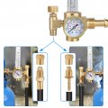 Betooll Argon Regulator Welding Co2 Mig Tig Flow Meter Gas Gauge With 6 6ft Hose