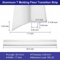 Uxcell Aluminum Floor Transition Strip 35 4inch Door Tile Carpet To Tile Doorway Edge Trim For Wood Vinyl Laminate Floors Fit