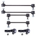 6 Piece Suspension Kit For Mazda Protege 2001 2003 And Protege5 2002 Front Outer Tie Rod Ends Es3197rl Sway Bar End Links 