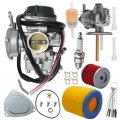 Jdllong Ltz400 Carburetor Fit For Suzuki Ltz 400 Quad Atv 2003 2004 2005 2006 2007 With Fuel Valve Petcock Air Filter
