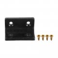 Uxcell 50pcs 90 Degree Plastic Corner Braces 38x22x22mm Nylon Shelf Right Angle Brackets With Screws For Cabinets Cupboards