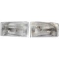 Headlight Assembly Pair For Ford F Pickup Super Duty Excursion 1999 2000 2001 Driver And Passenger Side Capa Certified Part 