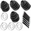 Caltric 2 Front Inner Outer Axle Cv Boot Kit Compatible With Honda Trx450fe Trx450fm 2002 2003 2004