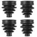 Caltric 2 Front Inner Outer Axle Cv Boot Kit Compatible With Honda Trx450fe Trx450fm 2002 2003 2004