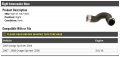Right Turbo Intercooler Hose Compatible With 2007-2009 Dodge Sprinter 2500 3 0l V6