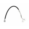 Brake Hose Rear Passenger Side For Ford Thunderbird 2002 Alx-pau-df-350-54173-cla1 Dot Certified Replacement Part Black 