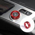 Sekhyna Gear Shift Knob Ring Cover Trim Compatible With Corvette C7 Stingray 2014-2019 Aluminum Alloy 1pcs Central Console