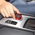 Sekhyna Gear Shift Knob Ring Cover Trim Compatible With Corvette C7 Stingray 2014-2019 Aluminum Alloy 1pcs Central Console
