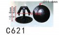 Autobahn88 Hood Trunk Molding Clip Compatible With Honda Oem 91518sm4003 Pack Of 20