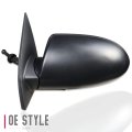 Hy1320157 Factory Style Driver Left Side Mirror Manual Folding Adjustment Compatible With Accent 06-09 Textured Black