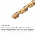 Uxcell M6 X 1 Straight Flute Thread Tap And 5 0mm Twist Drill Bit Set Metric Titanium Plated 6542 High Speed Steel Machine