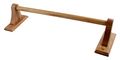 Ldr 165 9870 24-inch Rustic Oak Towel Bar 
