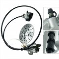 Bjtdllx Rear Hydraulic Brake Caliper Assembly Disc Rotor Kit Fit For 50-125cc Go-kart Atvs 4 Wheeler Disc Master Cylinder