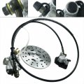 Bjtdllx Rear Hydraulic Brake Caliper Assembly Disc Rotor Kit Fit For 50-125cc Go-kart Atvs 4 Wheeler Disc Master Cylinder