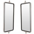 Door Mirror Set West Coast Style Manual Adjustment Mechanics Choice For 1991-2006 Freightliner Fld112 