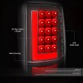 Auto Dynasty 2pcs 3d Led Bar Rear Tail Lights Brake Lamps Compatible With Dodge Ram 1500 2500 3500 09-17 Driver And Passenger