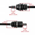 Caltric Front Left And Right Cv Joint Axles Compatible With Polaris Rzr Xp 1000 Eps 2014 2015
