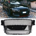 Fsfy Automotive Grille Inserts Honeycomb Sport Mesh Rs5 Style Hex Grill Black Replacement For 2008 2009 2010 2011 2012 Audi A5