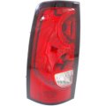 Tail Light Assembly For Chevy Silverado 1500 2500 Hd Classic 2007 Driver Side Black Trim Fleetside All Cab Types Capa Certified 