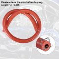 Uxcell Silicone Vacuum Tubing Hose Line Automotive Engine Air Intake Pipe Red Id 16mm 3 28ft Length