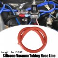 Uxcell Silicone Vacuum Tubing Hose Line Automotive Engine Air Intake Pipe Red Id 16mm 3 28ft Length