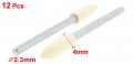 Uxcella 2 9mm Dia Shank 4mm X 14mm Cone Head Felt Mounted Point Grinding Bits 12pcs