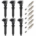 Ocpty 6 Ignition Coils Wilth Iridium Spark Plugs Fit For Land Rover Range Lr4 V6 Uf-730 Gn10725 48901