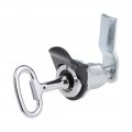 Uxcell Triangle Cam Lock 1-1 4 Cylinder Length Fits Up To 3 Thick Panel Silver Tone 4pcs