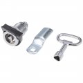 Uxcell Triangle Cam Lock 1-1 4 Cylinder Length Fits Up To 3 Thick Panel Silver Tone 4pcs