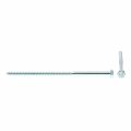 Prime-line Hex Lag Screws 1 4 In X 6 A307 Grade A Zinc Plated Steel 50 Pack