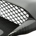 Kuafu Front Hood Scoop Compatible With 2015-2021 Subaru Wrx Sti W Mesh Grille Cover Air Flow Intake Plastic Carbon Fiber Style