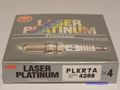 4 Pcs New Ngk 4288 Laser Platinum Spark Plugs Plkr7a 