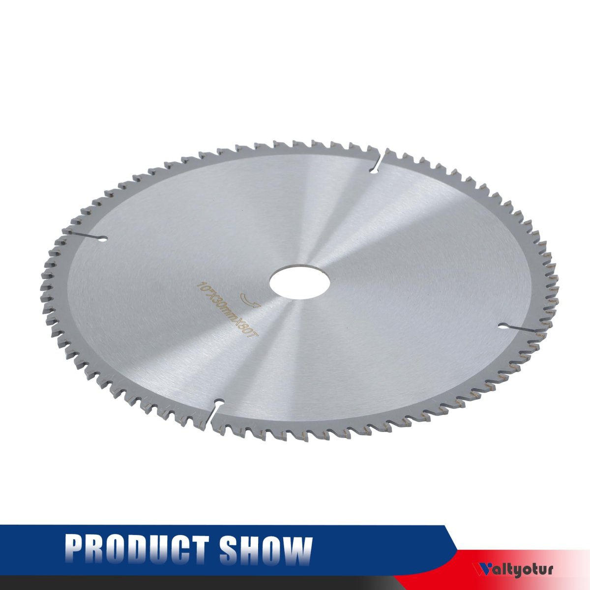 10 Inch 80 Tooth Wood Cutting Disc Carbide Tipped Circular Saw Blade With 30mm Arbor Fit For Plastic Metal Tile