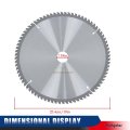 10 Inch 80 Tooth Wood Cutting Disc Carbide Tipped Circular Saw Blade With 30mm Arbor Fit For Plastic Metal Tile
