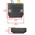Caltric Regulator Rectifier Compatible With Honda Cbr600ra Cbr-600ra Cbr 600ra 2009-2012