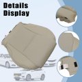 Driver Bottom Perforated Leather Seat Cover Replacement For Lexus Is250 Is350 2006 2013 Tan Microfiber Custom Fit Ventilated