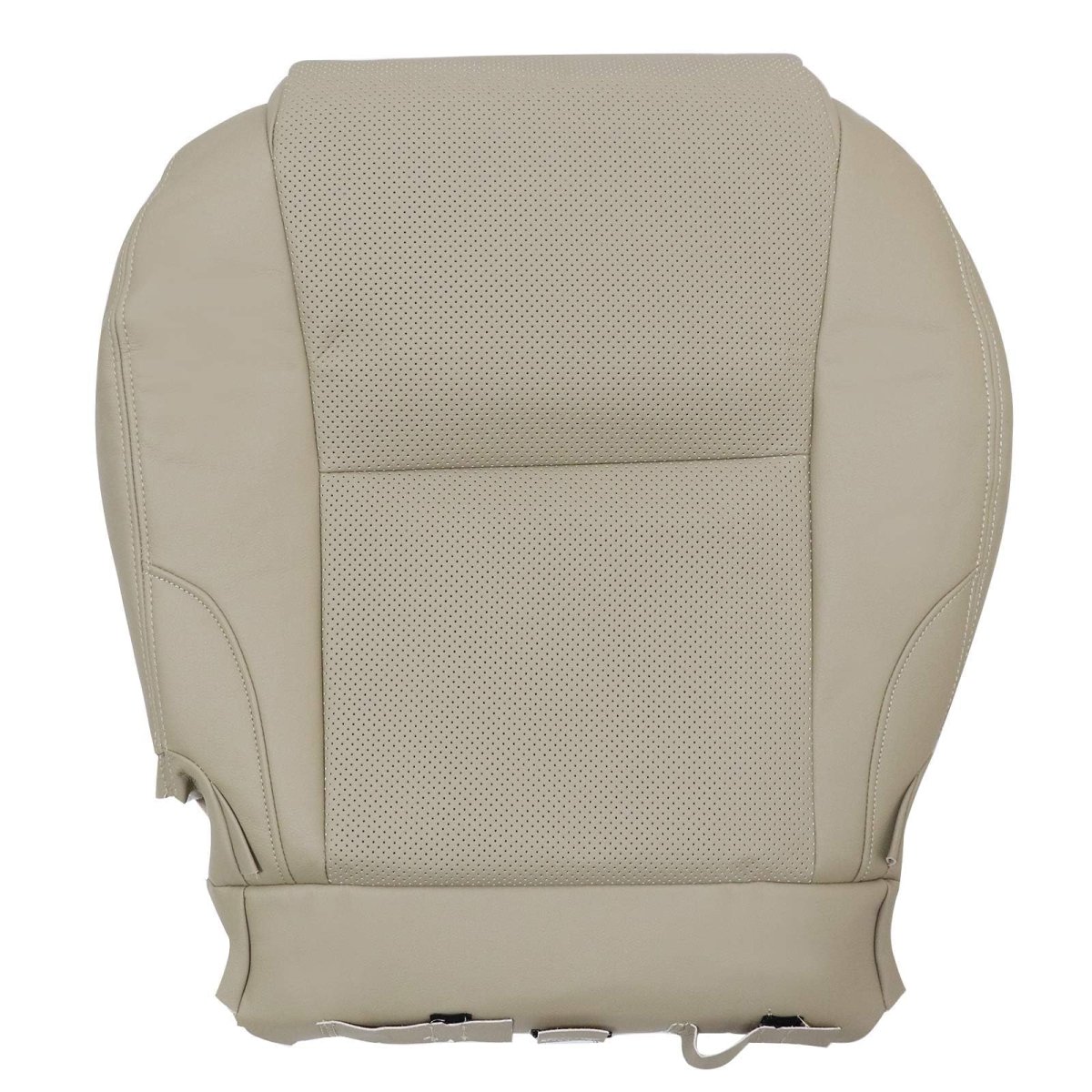 Driver Bottom Perforated Leather Seat Cover Replacement For Lexus Is250 Is350 2006 2013 Tan Microfiber Custom Fit Ventilated