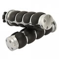 Innoglow Motorcycle Handgrips 7 8 Chrome Black Throttle Handlebar Hand Grips For Suzuki Kawasaki Yamaha 