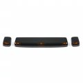 Roof Cab Marker Lights For 2015-2019 Chevrolet Silverado Gmc Sierra 2500 Hd 3500 Front Left Right Center Lamps Kit Amber 