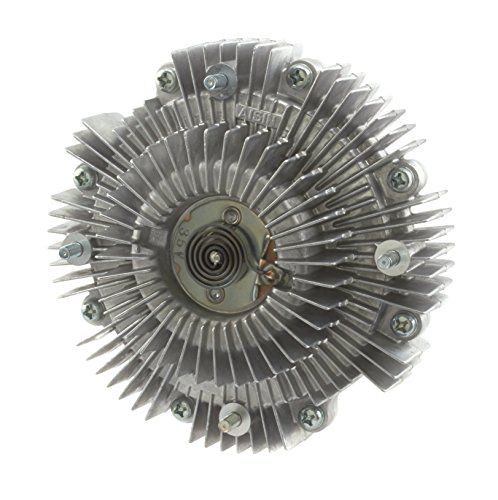 Fct-067 Engine Cooling Fan Clutch For Select Toyota Tacoma 2001 To 2004 Silver Machined Finish