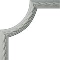 Ekena Millwork Pml12ja-case-8 Reeded Acanthus Leaf Corner 8-pack Panel Moulding 12 W X 12 H 3 4 P Primed 
