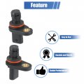 Uxcell 2pcs Car Cam Camshaft Position Sensor Replacement No 55565708 55565709 For Chevrolet Aveo 1 6l L4 2009-21 Aveo5 1