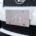 Graphics More Persian Cat White Kitten Fluffy Furry Blanket Novelty Metal Vanity Tag License Plate 