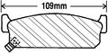 Beck Arnley 082-1483 Premium Brake Pads 