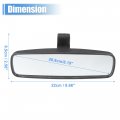 X Autohaux Rear View Mirror Car Interior Inner Rearview Black For Mercedes-benz Metris 2016-2020 Sprinter 2500 2010-2018