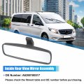 X Autohaux Rear View Mirror Car Interior Inner Rearview Black For Mercedes-benz Metris 2016-2020 Sprinter 2500 2010-2018